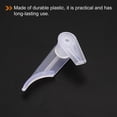thumbnail image 4 of Uxcell 3mm Ceiling Lampshade Clips Fixed Buckle Light Fixture Accessories Transparent 15 Pair, 4 of 6