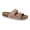 Gold, variant on Women’s Rhinestone Double Buckle Sandals – Comfortable Cork Footbed Summer Slide Sandals