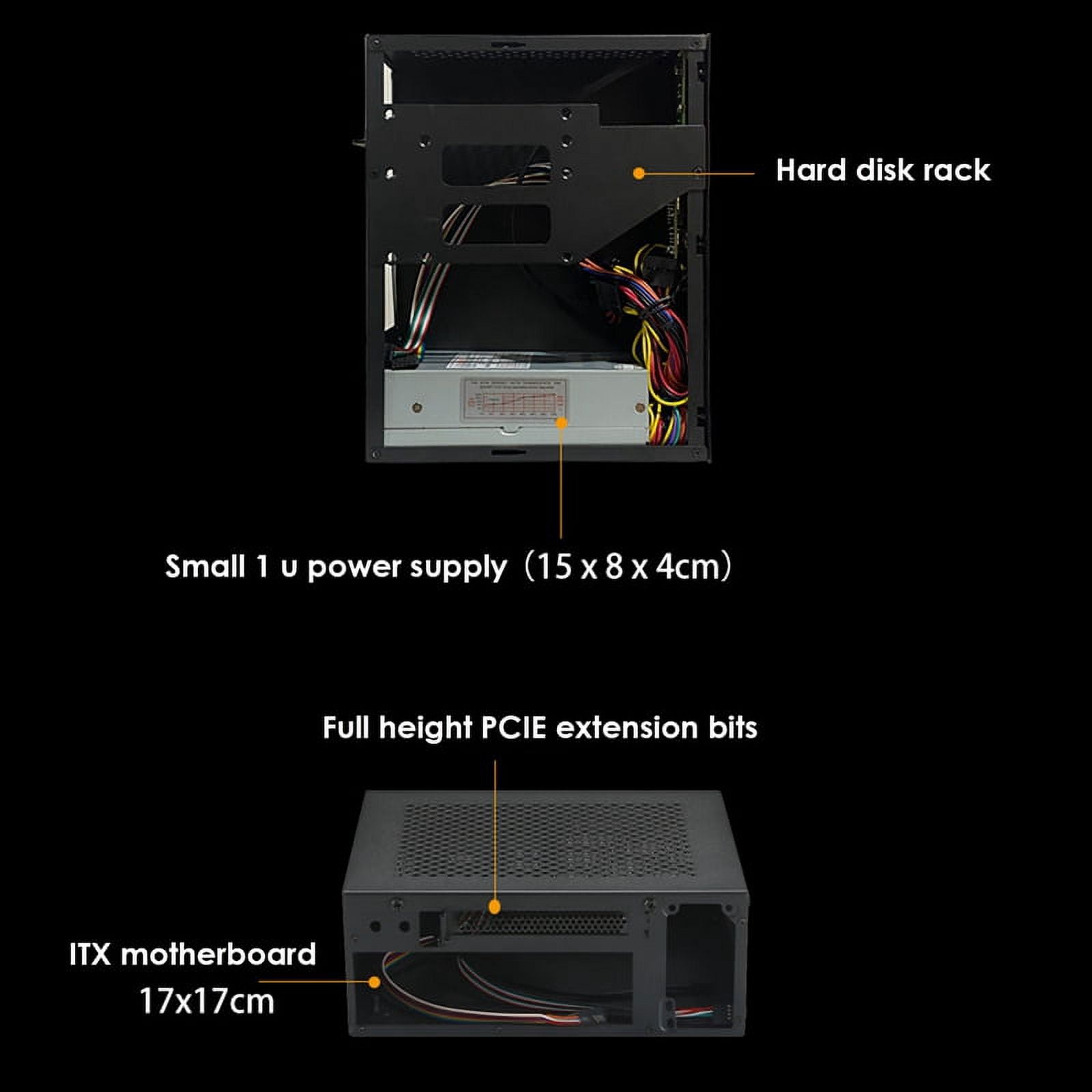 A09 HTPC Computer Case Mini ITX Gaming PC Chassis Desktop Chassis USB3.0 Computer Ck4945