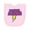 AD-Pink, variant on Inktastic These Fools Put My Cape on Backwards&reg; Superhero Newborn Bib