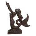 thumbnail image 5 of Cast Iron Rustic Nautical Siren Mermaid With Curling Tail Door Stopper Doorstop, 5 of 9
