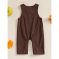 thumbnail image 5 of Okbabeha Baby Thanksgiving Overalls Romper Turkey Embroidered Plaid Jumpsuit, 5 of 9
