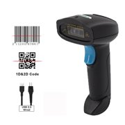 2D Barcode Scanner Wired Handheld Barcode Scanner 1D/2D QR Code Reader Portable USB Wired For Inventory POS Terminal ,Easy to Use