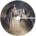 thumbnail image 1 of FMSHPON Running Horse Portrait Xmas Christmas Tree Skirt Stand Mat for Holiday Party Decoration Indoor Outdoor 48 inches, 1 of 6