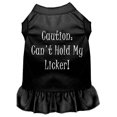 thumbnail image 1 of Can't Hold My Licker Screen Print Dress Black Xl (16), 1 of 1