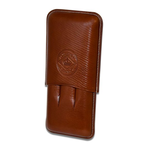 Diamond Crown 3 Cigar Case Brown