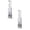 A337 2PCS White 11x2.8x1.2Inch, variant on Leojiow 2Pcs High Pressure Spray Bottle For Cleaning, Continuous Fine Mist Trigger For Disinfectants, & Ironing, Adjustable Nozzle For Stream To Mist, Empty Bottles 28X7X3Cm White