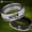 Black, variant on Soccer Tungsten Carbide Ring