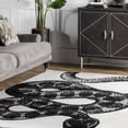 thumbnail image 2 of nuLOOM Thomas Paul Serpent Area Rug, 7' 6" x 9' 6", Black & White, 2 of 8