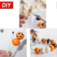 thumbnail image 3 of 50pcs Wood Craft Beads, 1 Inch Natural Wood Beads Crafts For Home And Easter Holiday Decor Diy Jewel, 3 of 5
