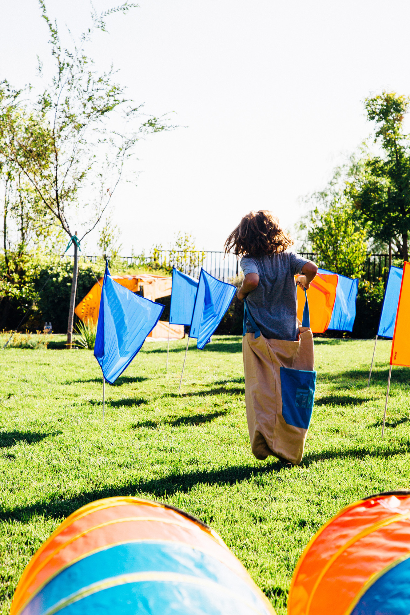 Pacific Play Tents Color Flag Set Blue 12 Per Set 24 in X 24 in X 48 in