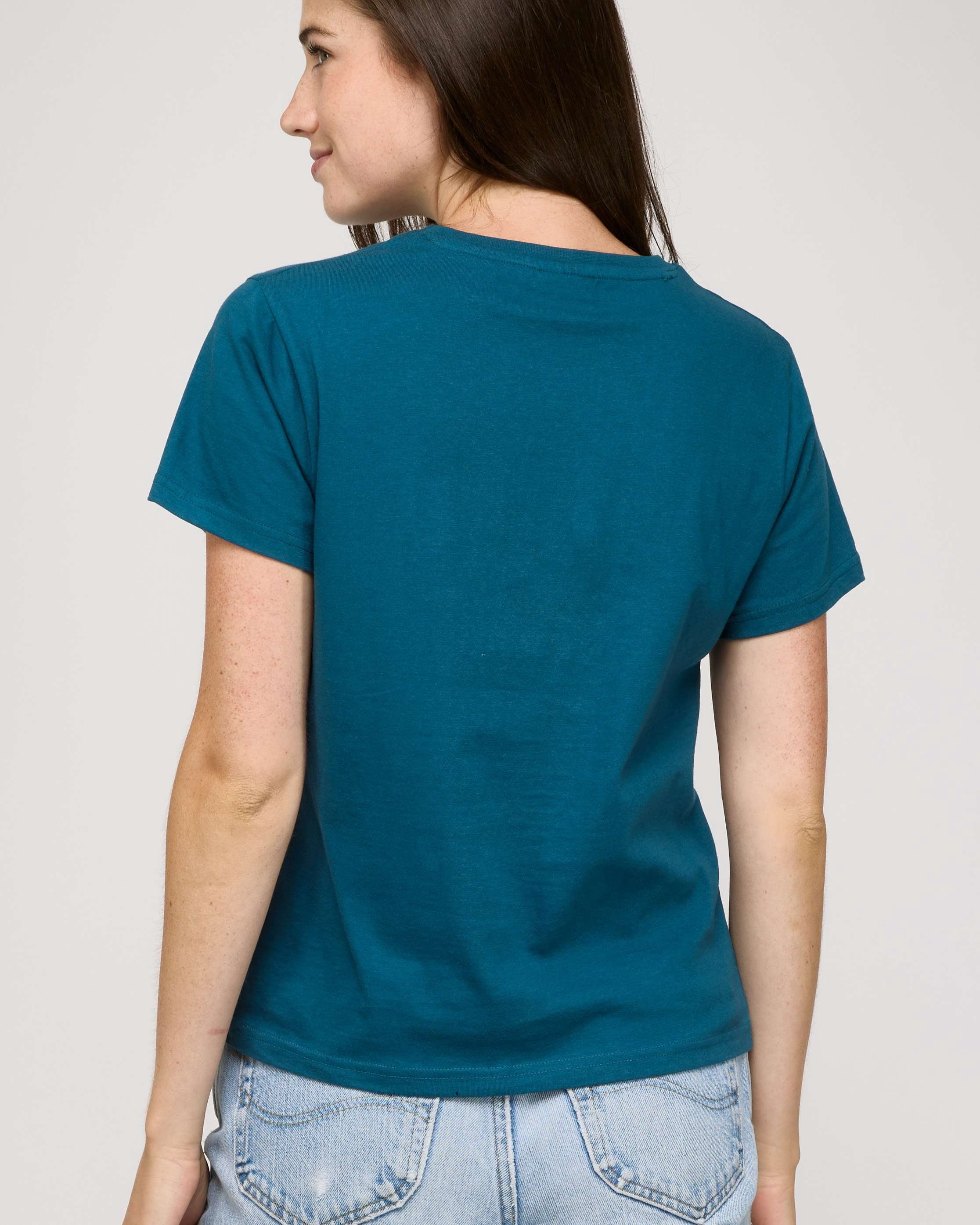 Real Essentials 5 Pack: Women’s 100% Cotton Oversized Short Sleeve T-Shirts Fashion Trendy Tees (Available in Plus Size)