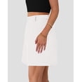 thumbnail image 4 of SHORTS PRETTYGARDEN 2025 Mujer Tiro Alto Pierna Ancha Blanco Talle S, 4 of 5