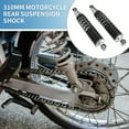 thumbnail image 2 of Amortiguador trasero de motocicleta ajustable de 310 mm para 50cc, 70cc, 90cc, 125cc, la mayoría de motocicletas, ATV, ciclomotores, bicicletas de tierra, metal negro, 1 par, 2 of 6