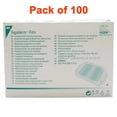 thumbnail image 2 of 3M Tegaderm 1626W Transparent Film Dressing 4" x 4 3/4" - Best for Wound Care, Minor Burns, IV Sites, Ulcers, Scrapes First Aid Sterile, Waterproof, Breathable & Non-Allergic Bandage - Pack of 100, 2 of 6