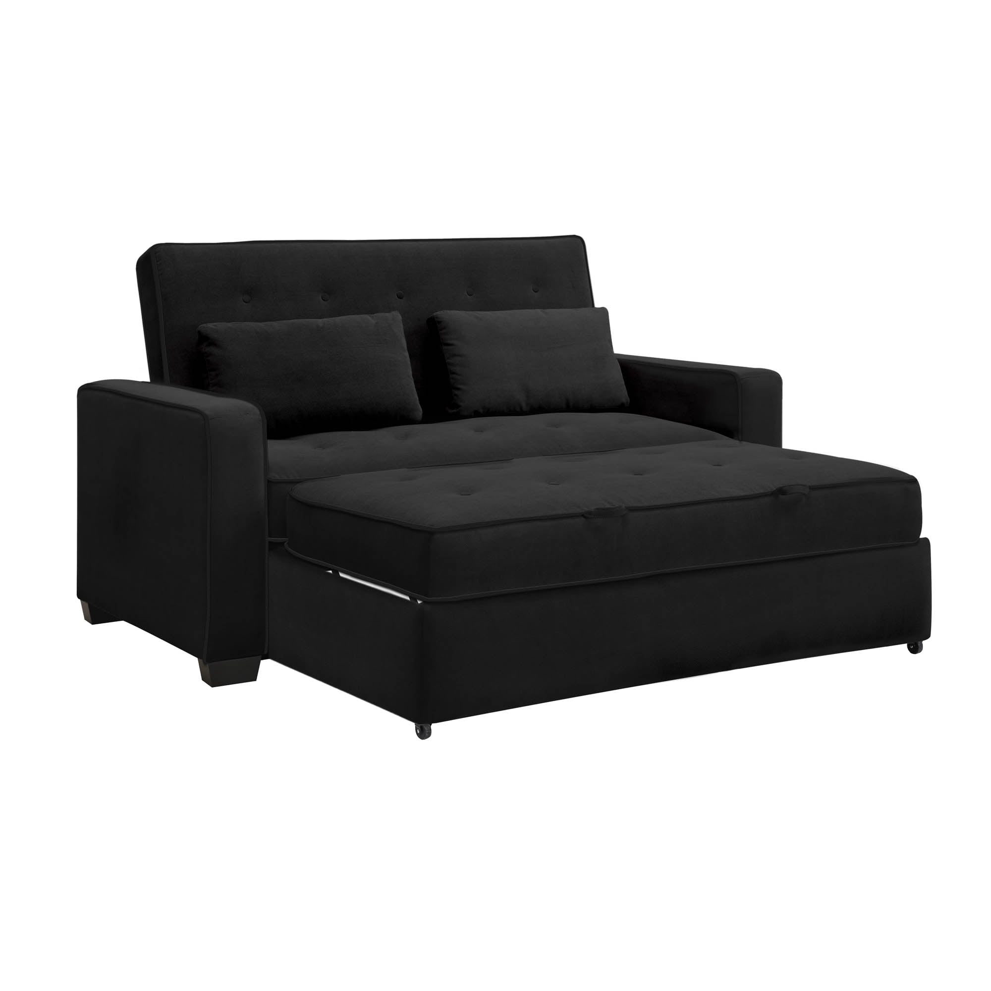Serta Ainsley Sofa Sleeper, Charcoal Gray Fabric