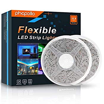 Led Strip Lights Kit RGB Color Changing 32.8ft 10m 5050 600leds Waterproof for Home with Better Performance