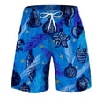 thumbnail image 5 of XINPING Men Swim Shorts Long Loose Fit Palm Tree Print Quick-Dry Beach Swimming Shorts with Pockets Anti-Chafe Beach Shorts Bathing Suits, 5 of 6