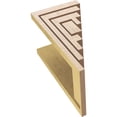 thumbnail image 6 of 8"W x 8"D x 16"H Wide Landon Rough Cedar Woodgrain TimberThane Corbel, Primed Tan, 6 of 6