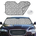 thumbnail image 2 of Fotbe Snake Car Windshield Sunshade | Sun Visor Protector Front Window Shade, Keeps Out UV Rays, Keeps Your Vehicle Cool-Medium, 2 of 7