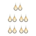 thumbnail image 3 of Pendientes de gota de agua Sonducket 2 uds moda Simple mujer gancho de alambre, 3 of 6