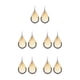 thumbnail image 3 of Pendientes de gota de agua Sonducket 2 uds moda Simple mujer gancho de alambre, 3 of 6
