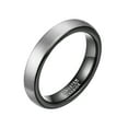 thumbnail image 5 of Tungsten Ring Size 4-15 Matte Brushed Comfort Fit 4mm, 5 of 7