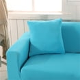 thumbnail image 4 of CUH Funda de sofá elástica en forma de L Loveseat Sillón reclinable de color sólido Funda de sofá lavable Protector de muebles para mascotas Asientos de 1/2/3/4 CUH  Color sólido, 4 of 10