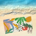 thumbnail image 6 of Summer Savings Boovnll 28x59" Beach Towels, High Absorbent Quick Dry Sand Free Microfiber Lightweight Beach Towel for Beach, Yoga, Gym, Travel, Pool, Beach Accessories, Beach Towels Oversized, 6 of 8