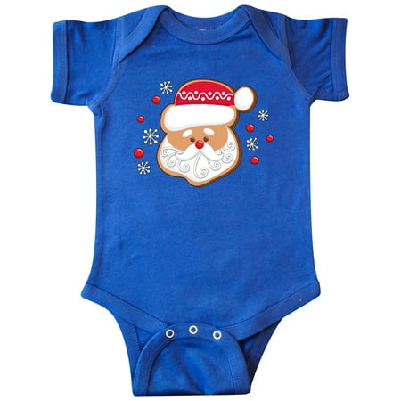 

Inktastic Santa Claus Christmas Cookie with Snowflakes Gift Baby Boy or Baby Girl Bodysuit