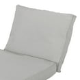 thumbnail image 6 of Noble House Hopewell Outdoor Fabric Club Chair Cushions in Silver, 6 of 8