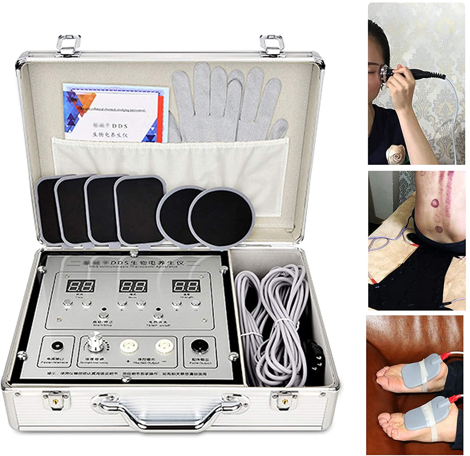 DENEST DDS Bio-Electric Acid Alkali Flat Massager Physiotherapy Meridian