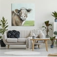 thumbnail image 2 of Stupell Industries Cow Gazing Farm Pasture Clear Blue Sky, 36 x 36, Design by Janet Tava, 2 of 5