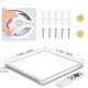 thumbnail image 4 of Lámpara Techo LED para Proteger Los Ojos Accesorio Empotrado Y Baño, 4 of 9