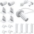 thumbnail image 1 of 2 Ensembles Kit de Réparation pour Store à Rouleau en Plastique 17 mm, Aucun Kit de Perçage Nécessaire, pour Stores à Rouleau, Volets Occultants, Blanc, 1 of 5