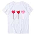 thumbnail image 2 of Aloohaidyvio Womens 2025 Short Sleeve Tops Summer T Shirts Round Neck Causal Fashion Basic Tee White, 2 of 4