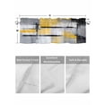 thumbnail image 4 of Valances for Windows Abstract Mottled Texture Rod Pocket Cafe Window Treatments Valance Curtains for Kitchen Bathroom Laundry Basement Windows 42"x12", 4 of 9