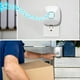 thumbnail image 2 of Timbre, producto Lovin Kit de timbre inalámbrico resistente al agua con 36 timbres, volumen ajustable; Funcionamiento de 1000 pies, con timbre de puerta con sonido LED y flash para el hogar (1 recepto, 2 of 5