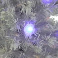 thumbnail image 5 of Northlight Pre-Lit Medium Color Changing Fiber Optic Artificial Christmas Tree - 4' - White - Blue, 5 of 8