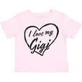 thumbnail image 3 of Inktastic I Love My Gigi in Black Chalk Heart Boys or Girls Toddler T-Shirt, 3 of 5
