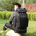 thumbnail image 4 of 100L Camping Backpack Heightening Expansion Unisex Portable Water Resistant Climbing Bag for Outdoor, 4 of 7