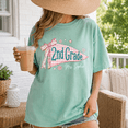 thumbnail image 3 of Back To School Shirt, Custom Teacher Name and Grade Pennant Tee, Pink Bow Classroom Shirt, First Day Of School Gift, 3 of 10