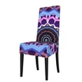 thumbnail image 1 of Mandala Flower Dining Chair Slipcovers Chair Protectors Seat Covers For Dining Room Hotel Kitchen Purple, 1 of 8
