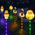 thumbnail image 4 of Lámpara Estaca para Césped Al Aire Libre Luces Decorativas Navideñas 6 Piezas Decoraciones, 4 of 9