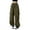 Green, variant on Fiaer Cargo Pants Women Oversized High Waisted Drawstring Parachute Trousers Loose Fit Casual Trendy Solid Color Slacks with Multiple Pockets White XL