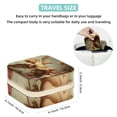 thumbnail image 5 of Cupid Travel Portable Square Earring Holder with Necklace Holder, Storage Box, and Travel Organizer - Ideal for Girls and Women, 5 of 6
