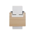 thumbnail image 4 of Ergotron WorkFit Elevate Sit-Stand - Wall-mounted sit/standing desk - rectangular - mendota maple - snow white base, 4 of 8