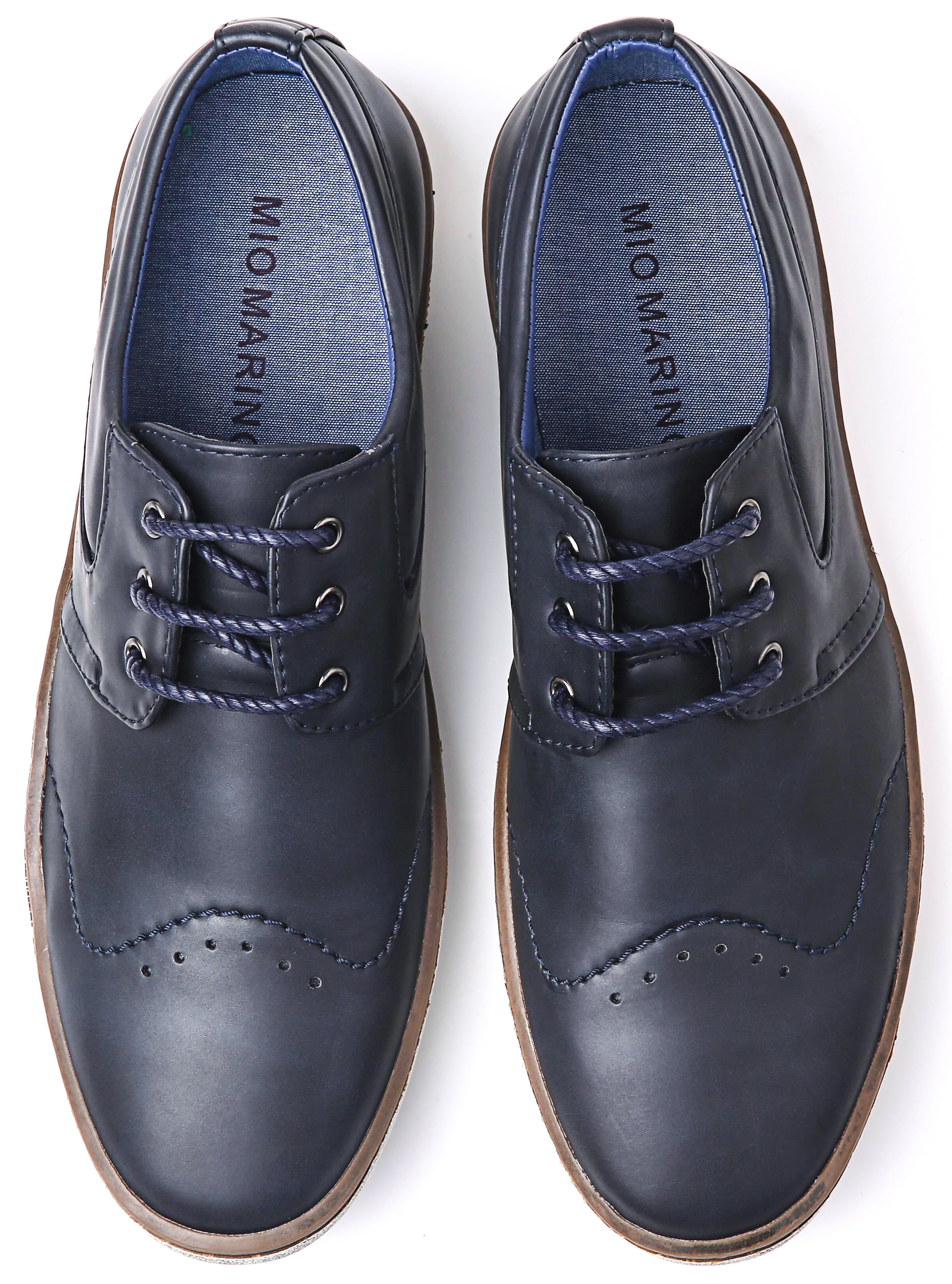 Free Shipping! Mio Marino Men's Comfortable Leather Oxford Casual