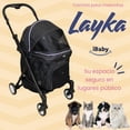 thumbnail image 3 of Carriola Para Mascota Plegable Pet Layka IBaby negro, 3 of 7