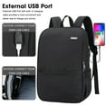thumbnail image 5 of MAXTOP College School Bag, Water-Resistant Laptop Backpack with USB Port, Fits 16-Inch Laptop, Black, 5 of 5
